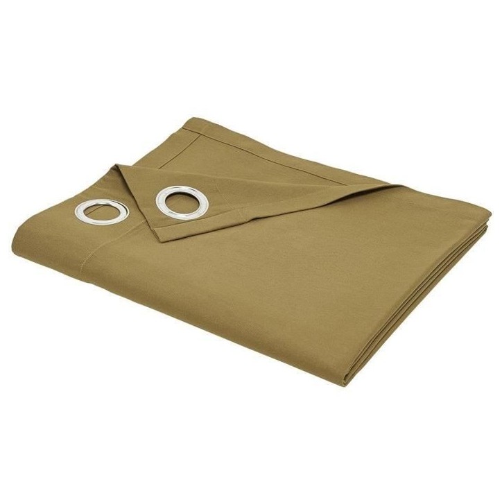 Rideau a oeillets TODAY - 140x240cm - 100% Coton - Bronze Rideau a oeillets TODAY - 140x240cm - 100% Coton - Bronze