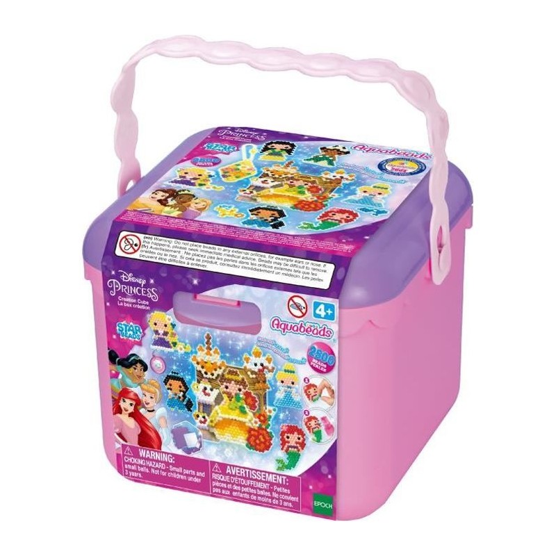 Aquabeads La box Princesses Disney, Jouet, perles qui collent avec de Aquabeads La box Princesses Disney, Jouet, perles qui collent avec de