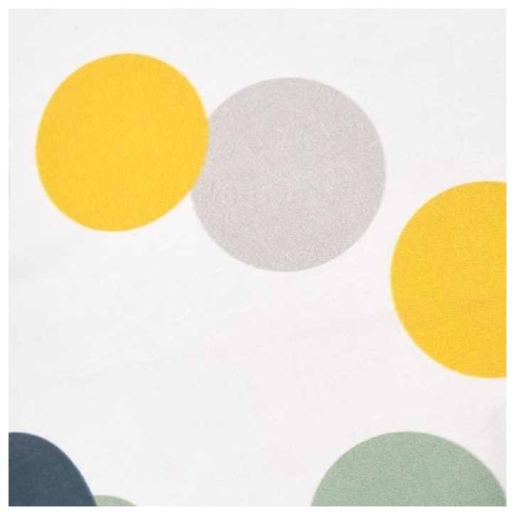 Parure de lit - TODAY - Sunshine 11.59 - 220x240 cm - 100% Coton imprimé pois
