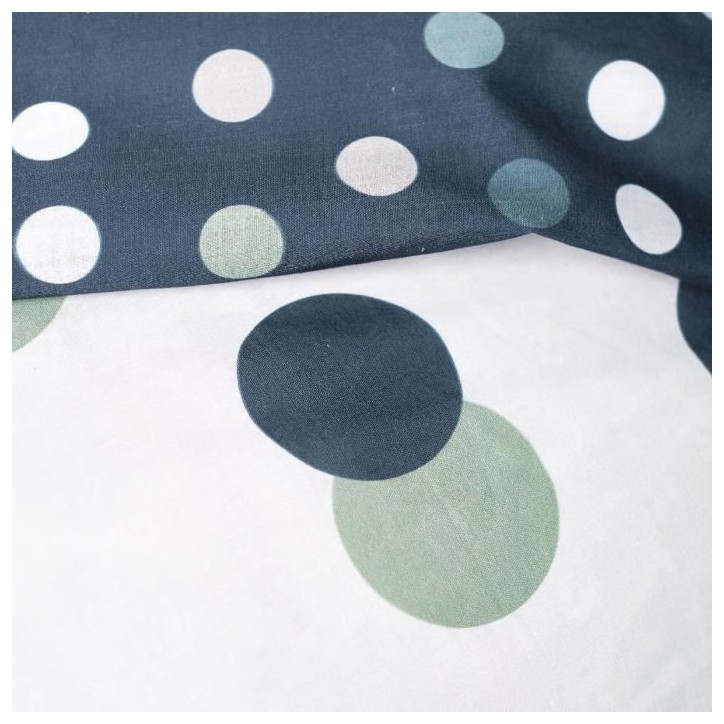 Parure de lit - TODAY - Sunshine 11.59 - 220x240 cm - 100% Coton imprimé pois