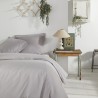 Housse de couette - TODAY - CHARME - Chambray - Gris clair Constance -