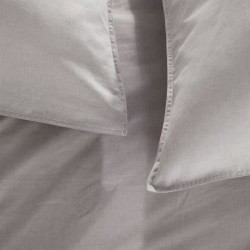 Housse de couette - TODAY - CHARME - Chambray - Gris clair Constance -