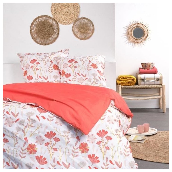 Parure de lit 2 personnes - TODAY - Sunshine 11.43 - 220 x 240 cm - 100% Coton imprimé