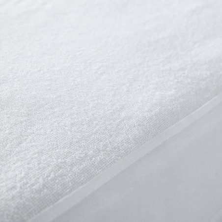 Protege matelas imperméable - TODAY - Essential - Pour lit 2 personnes - 160 x 200 cm - Bonnet 25 cm