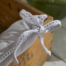 Assise matelassée - TODAY - CHARME - Chambray x Petite Broderie Const