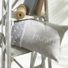 Coussin - TODAY - CHARME - Imprimé x Chambray x Broderie Capucine - 3
