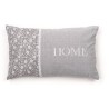 Coussin - TODAY - CHARME - Imprimé x Chambray x Broderie Capucine - 3
