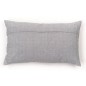 Coussin - TODAY - CHARME - Imprimé x Chambray x Broderie Capucine - 30 x 50 cm
