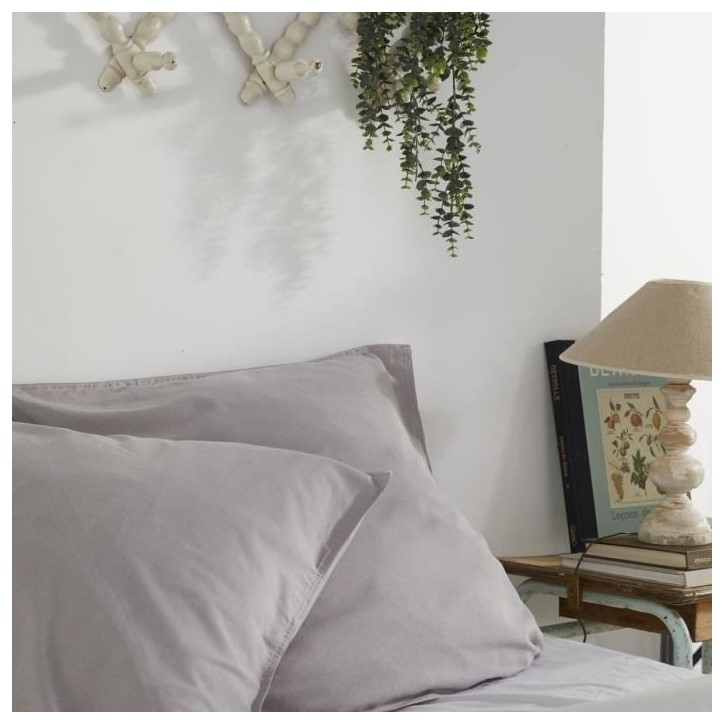 Housse de couette - TODAY - CHARME - Chambray - Gris clair Constance - 260 x 240 cm Housse de couette - TODAY - CHARME - Chambray - Gris clair Constance - 260 x 240 cm