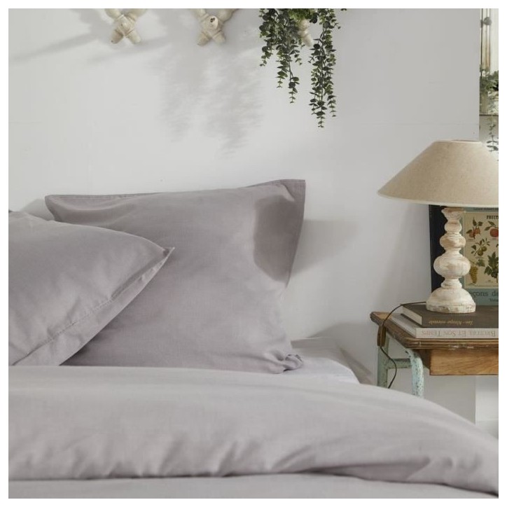 Housse de couette - TODAY - CHARME - Chambray - Gris clair Constance - 260 x 240 cm Housse de couette - TODAY - CHARME - Chambray - Gris clair Constance - 260 x 240 cm
