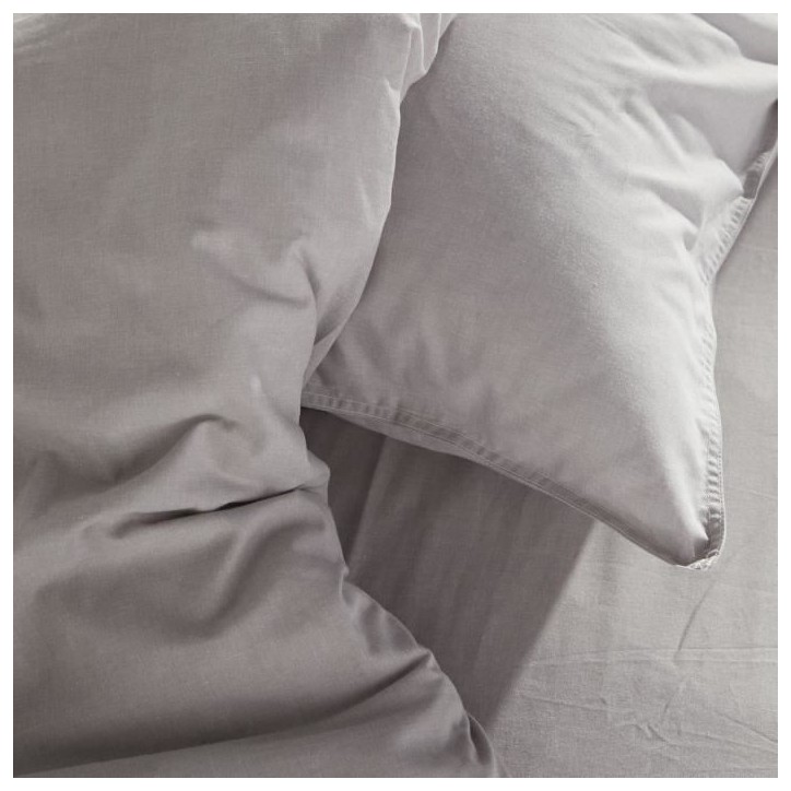 Housse de couette - TODAY - CHARME - Chambray - Gris clair Constance - 260 x 240 cm Housse de couette - TODAY - CHARME - Chambray - Gris clair Constance - 260 x 240 cm