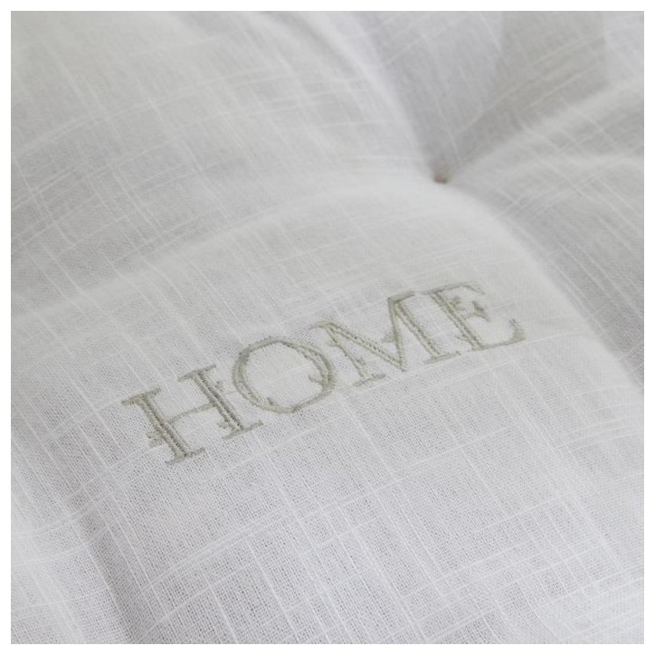Coussin de sol - TODAY - CHARME - Slub x Chambray x Broderie Capucine - 40 x 40 x 10 cm Coussin de sol - TODAY - CHARME - Slub x Chambray x Broderie Capucine - 40 x 40 x 10 cm