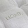 Coussin de sol - TODAY - CHARME - Slub x Chambray x Broderie Capucine