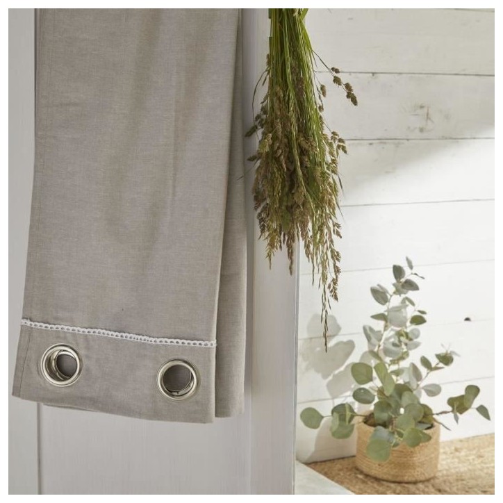 Rideau - TODAY - CHARME - Chambray Berenice - 140 x 240 cm