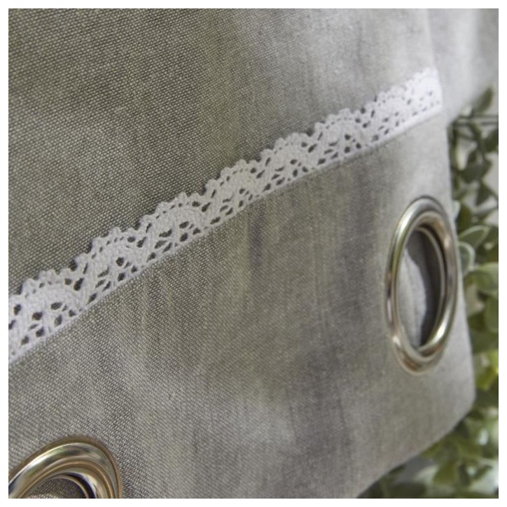 Rideau - TODAY - CHARME - Chambray Capucine - 140 x 240 cm Rideau - TODAY - CHARME - Chambray Capucine - 140 x 240 cm