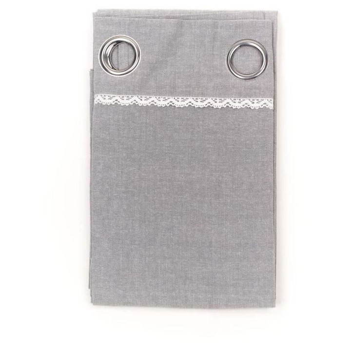 Rideau - TODAY - CHARME - Chambray Capucine - 140 x 240 cm Rideau - TODAY - CHARME - Chambray Capucine - 140 x 240 cm