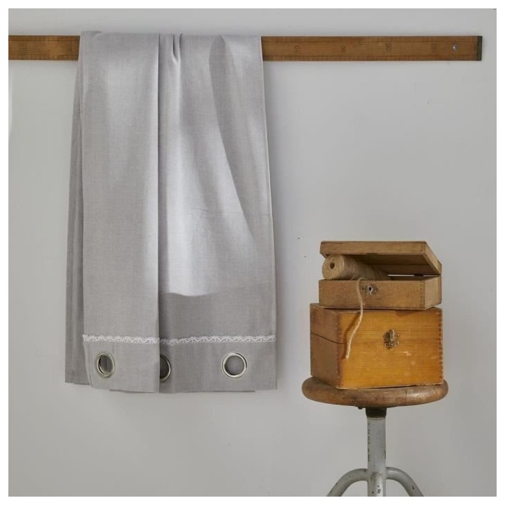 Rideau - TODAY - CHARME - Chambray Constance - 140 x 240 cm