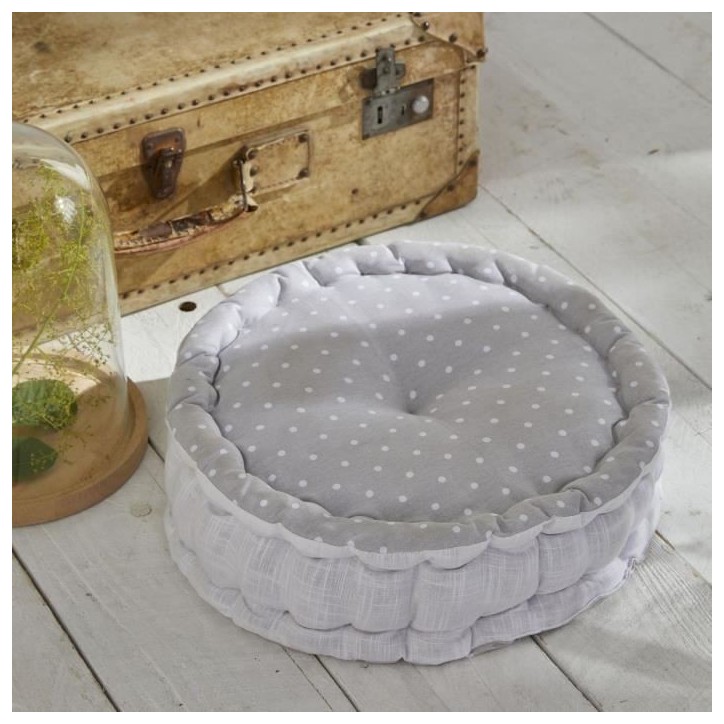 Coussin de sol rond - TODAY - CHARME - Imprimé Constance - 40 x 12 cm Coussin de sol rond - TODAY - CHARME - Imprimé Constance - 40 x 12 cm