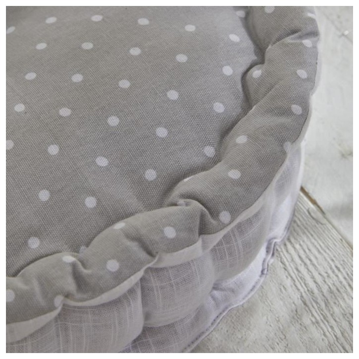 Coussin de sol rond - TODAY - CHARME - Imprimé Constance - 40 x 12 cm Coussin de sol rond - TODAY - CHARME - Imprimé Constance - 40 x 12 cm