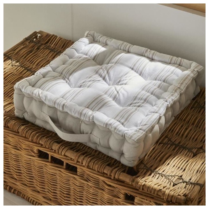 Coussin de sol - TODAY - CHARME - Imprimé Berenice - 40 x 40 x 10 cm Coussin de sol - TODAY - CHARME - Imprimé Berenice - 40 x 40 x 10 cm