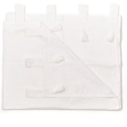 Voilage - TODAY - CHARME - Pattes slub craie - 140 x 240 cm