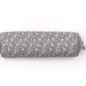 Coussin Polochon - TODAY - CHARME - Imprimé Gris foncé Capucine - 45 x 15 cm