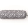 Coussin Polochon - TODAY - CHARME - Imprimé Gris foncé Capucine - 45