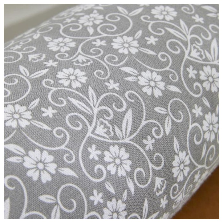 Coussin Polochon - TODAY - CHARME - Imprimé Gris foncé Capucine - 45 x 15 cm Coussin Polochon - TODAY - CHARME - Imprimé Gris foncé Capucine - 45 x 15 cm