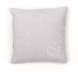 Coussin - TODAY - CHARME - Chambray x Petite broderie Constance - 40 x 40 cm