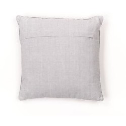 Coussin - TODAY - CHARME - Chambray x Petite broderie Constance - 40 x