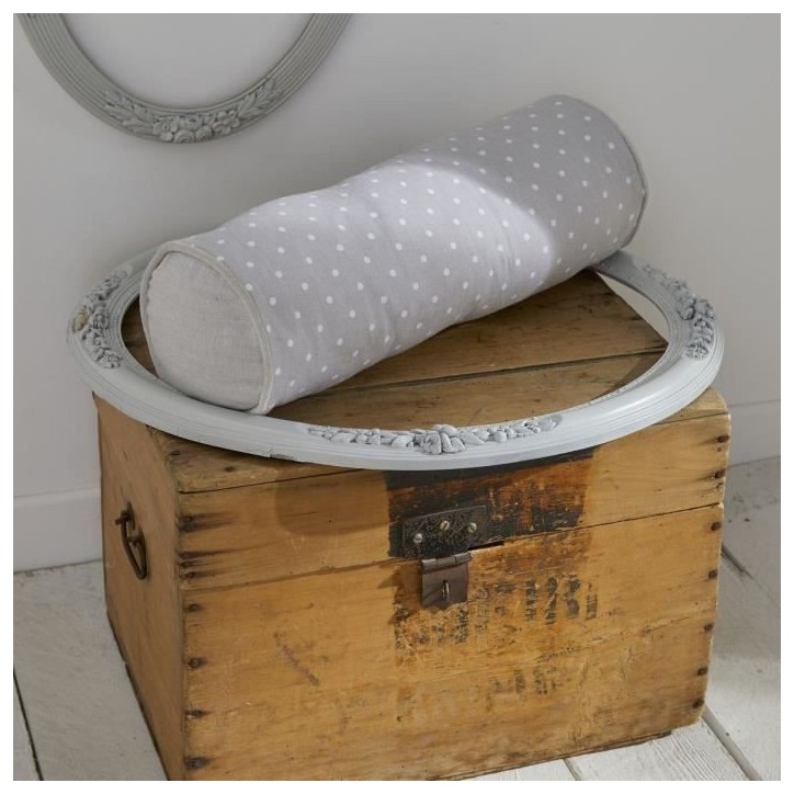 Coussin Polochon - TODAY - CHARME - Imprimé Constance - 45 x 15 cm