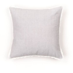 Coussin - TODAY - CHARME - Chambray x Dentelle Capucine - 40 x 40 cm