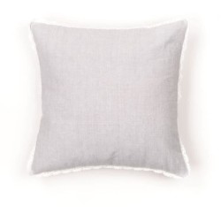 Coussin - TODAY - CHARME - Chambray x Dentelle Capucine - 40 x 40 cm