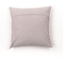 Coussin - TODAY - CHARME - Slub x Chambray x Pompon Berenice - 40 x 40