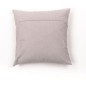 Coussin - TODAY - CHARME - Slub x Chambray x Pompon Berenice - 40 x 40 cm