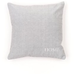Coussin - TODAY - CHARME - Chambray x Petite broderie Capucine - 40 x