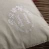 Coussin - TODAY - CHARME - Chambray x Petite broderie Berenice - 40 x