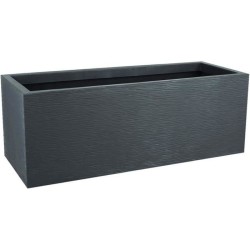 EDA Jardiniere GRAPHIT UP - 57 L - 79,5 x 29,5 x 29,5 cm - Gris anthra