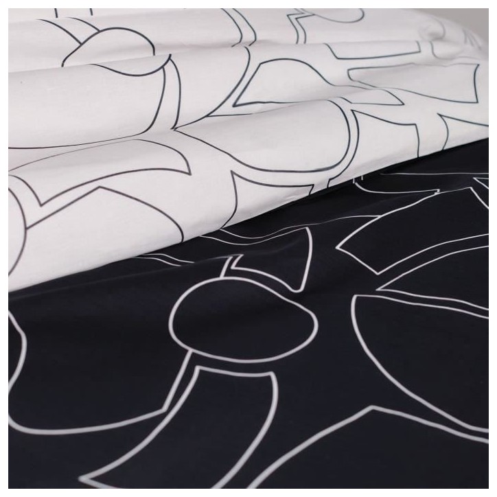 Parure de lit 2 personnes - TODAY - Sunshine 13.6 - 220 x 240 cm - 100% Coton imprimé Parure de lit 2 personnes - TODAY - Sunshine 13.6 - 220 x 240 cm - 100% Coton imprimé