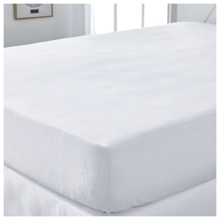 Protege matelas absorbant - TODAY - Essential - Pour lit 2 personnes - 140 x 190 cm - Anti-acarien Protege matelas absorbant - TODAY - Essential - Pour lit 2 personnes - 140 x 190 cm - Anti-acarien