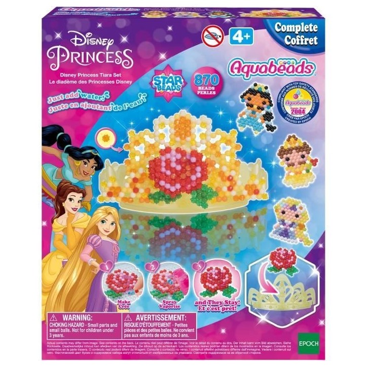 Jeu de perles a repasser - AQUABEADS - Diademe Princesses Disney Jeu de perles a repasser - AQUABEADS - Diademe Princesses Disney