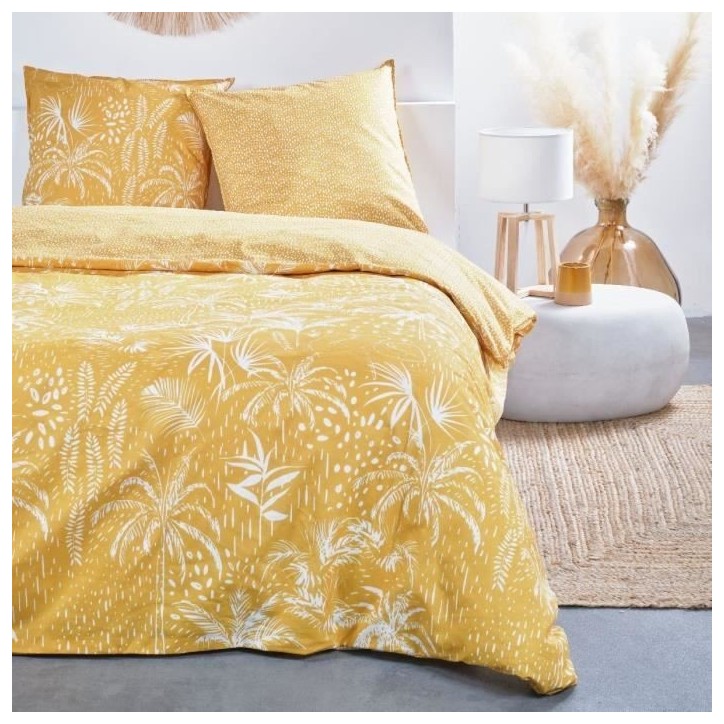 Parure de lit - TODAY - Sunshine - 116458 - 2 personnes - 220x240 cm - Coton - Imprimé 9.16 Parure de lit - TODAY - Sunshine - 116458 - 2 personnes - 220x240 cm - Coton - Imprimé 9.16