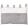 Tete de lit - TODAY - CHARME - Chambray x Slub Capucine - 45 x 70 cm