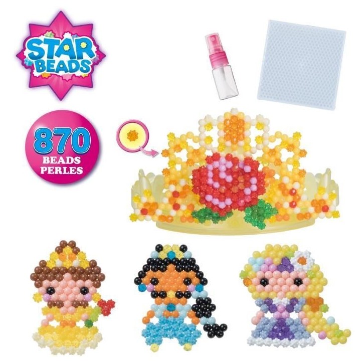 Jeu de perles a repasser - AQUABEADS - Diademe Princesses Disney Jeu de perles a repasser - AQUABEADS - Diademe Princesses Disney