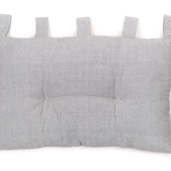 Tete de lit - TODAY - CHARME - Chambray x Slub Capucine - 45 x 70 cm