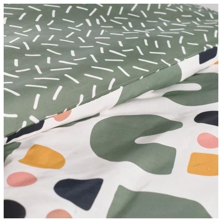 Parure de lit - TODAY - Sunshine - 2 personnes - 240x220cm - Coton - Vert - Autres motifs Parure de lit - TODAY - Sunshine - 2 personnes - 240x220cm - Coton - Vert - Autres motifs