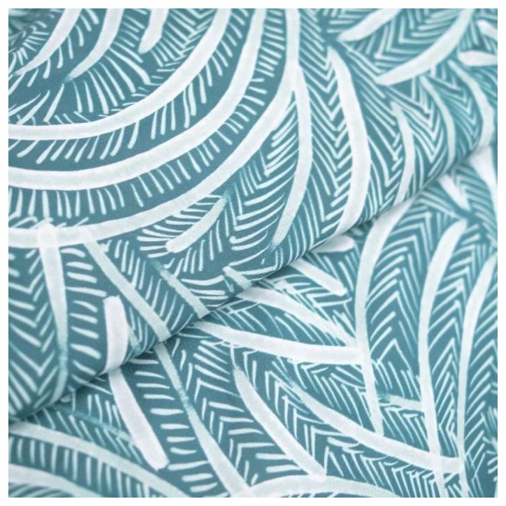 Parure de lit - TODAY - Sunshine - 100% Coton - Bleu - Autres motifs Parure de lit - TODAY - Sunshine - 100% Coton - Bleu - Autres motifs