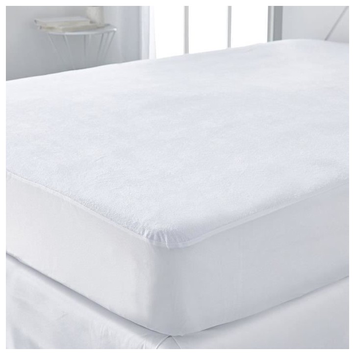 Protege matelas imperméable - TODAY - Essential - 160x200 cm - Lavable a 95°C Protege matelas imperméable - TODAY - Essential - 160x200 cm - Lavable a 95°C