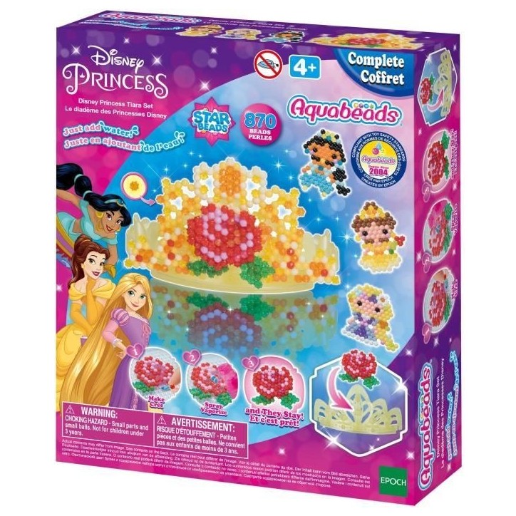 Jeu de perles a repasser - AQUABEADS - Diademe Princesses Disney Jeu de perles a repasser - AQUABEADS - Diademe Princesses Disney