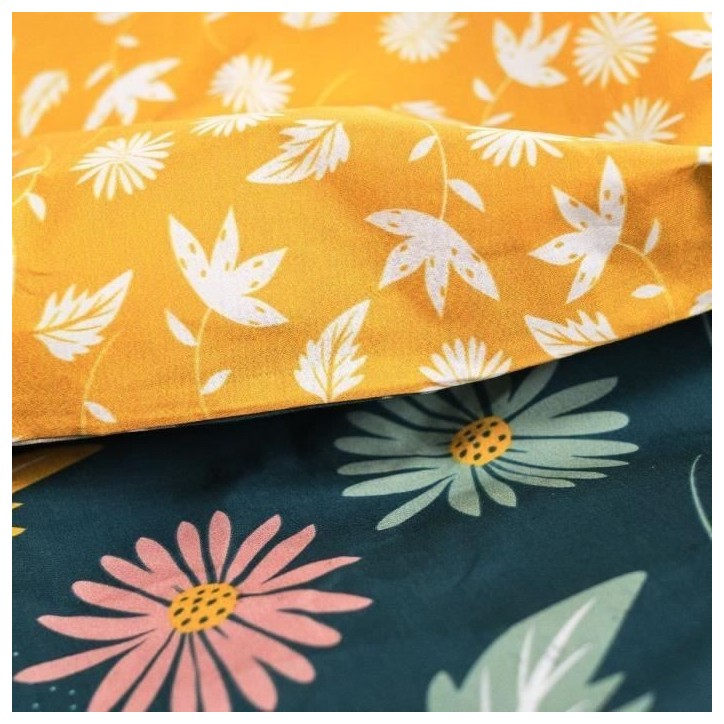 Parure de lit - TODAY - Sunshine - 119461 - 2 personnes - 240x220cm - Coton - Imprimé 11.42 Parure de lit - TODAY - Sunshine - 119461 - 2 personnes - 240x220cm - Coton - Imprimé 11.42